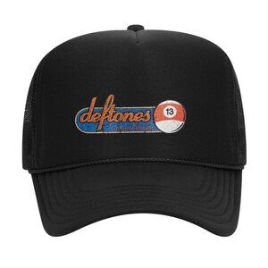 deftones 13 ball trucker hat